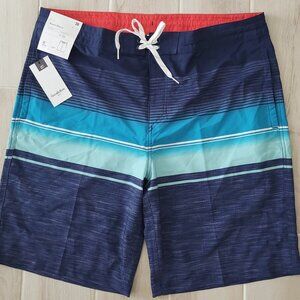Goodfellow & Co Men's Ocean Striped Board Shorts Size 38